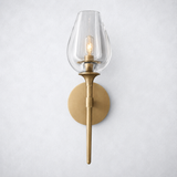 Tulip Glass Single Sconce