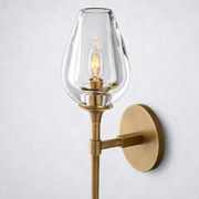 Tulip Glass Single Sconce