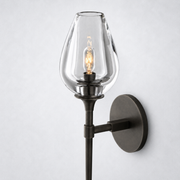 Tulip Glass Single Sconce