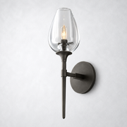 Tulip Glass Single Sconce