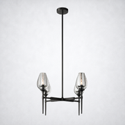 Tulip Round Chandelier 27''
