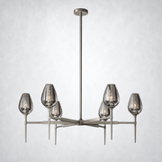 Tulip Round Chandelier 42''