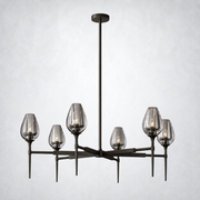 Tulip Round Chandelier 42''