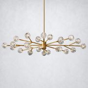 Kristing Clear Crystal Oval Chandelier 72