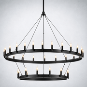 Camino Vintage Candelabra 2-Tier Chandelier
