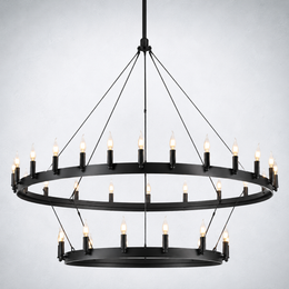 Camino Vintage Candelabra 2-Tier Chandelier