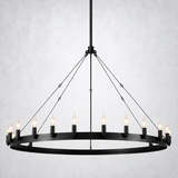 Camino Vintage Candelabra Round Chandelier