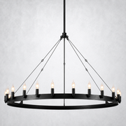 Camino Vintage Candelabra Round Chandelier