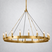 Camino Vintage Candelabra Round Chandelier