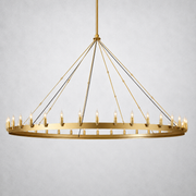 Camino Vintage Candelabra Round Chandelier