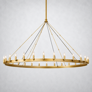 Camino Vintage Candelabra Round Chandelier