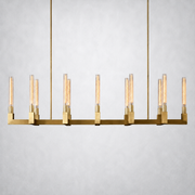Daneil Glass Linear Chandelier 67