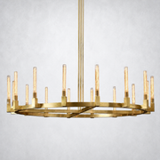 Daneil Glass Round Chandelier 72