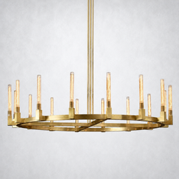 Daneil Glass Round Chandelier 72