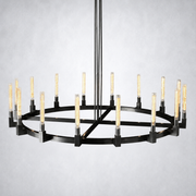 Daneil Glass Round Chandelier 72