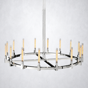Daneil Glass Round Chandelier 72