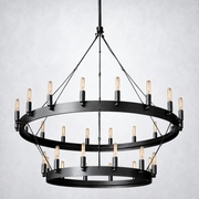 Camino Vintage Filament 2-Tier Chandelier