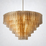 Cansity Glass Round Chandelier