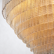 Cansity Glass Round Chandelier
