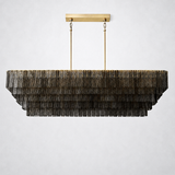 Cansity Glass Rectangle Chandelier