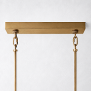 Cansity Glass Rectangle Chandelier