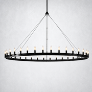 Camino Vintage Filament Round Chandelier