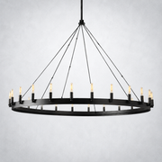 Camino Vintage Filament Round Chandelier