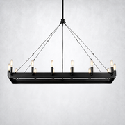 Camino Vintage Filament Rectangular Chandelier