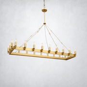 Camino Vintage Filament Rectangular Chandelier