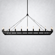 Camino Vintage Filament Rectangular Chandelier