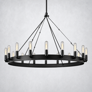 Camino Vintage Filament Outdoor Round Chandelier