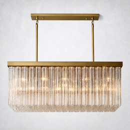 Celio Rectangular Chandelier 54”