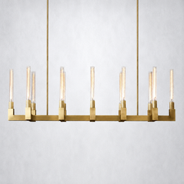 Daneil Glass Linear Chandelier 55