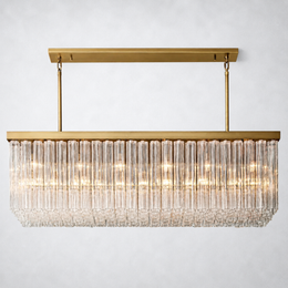 Celio Rectangular Chandelier 73”