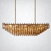 Chriay Crystal Rectangular Chandelier 54