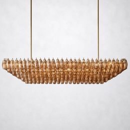Chriay Crystal Rectangular Chandelier 74