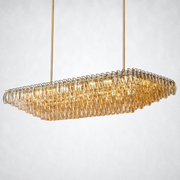 Chriay Crystal Rectangular Chandelier 74