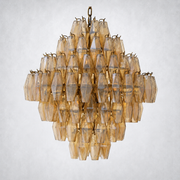 Chriay Glass Large Pndant Chandelier