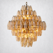 Chriay Glass Large Pndant Chandelier