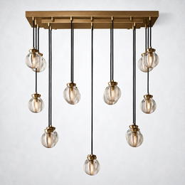 Paus Pearl Linear Chandelier 36