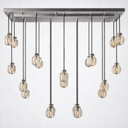Paus Pearl Linear Chandelier 54
