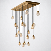 Paus Pearl Linear Chandelier 54