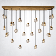 Paus Pearl Linear Chandelier 72