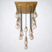 Paus Pearl Linear Chandelier 72