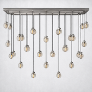 Paus Pearl Linear Chandelier 72