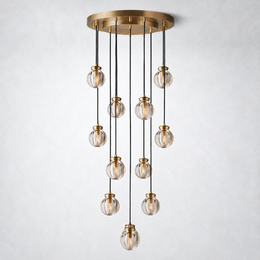 Paus Pearl Round Chandelier 22