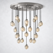 Paus Pearl Round Chandelier 38