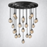 Paus Pearl Round Chandelier 38