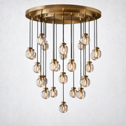 Paus Pearl Round Chandelier 38