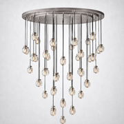 Paus Pearl Round Chandelier 48